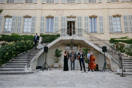 Jazzmood Quartet au ChÃ¢teau d'Estoublon Ã  Fontvieille